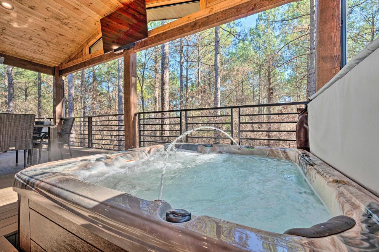 Broken Bow Lazy Dog Lodge With Hot Tub, Pool Table Exteriör bild