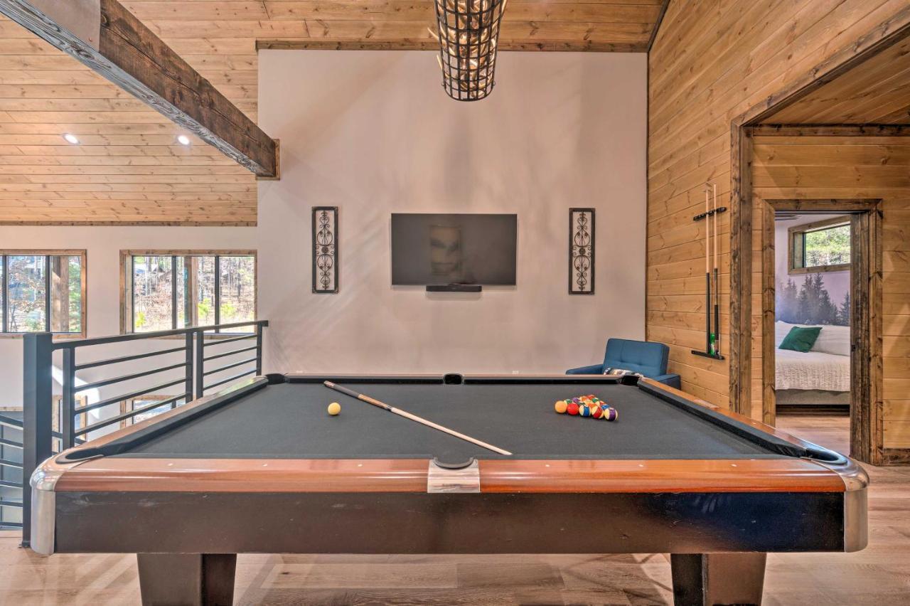 Broken Bow Lazy Dog Lodge With Hot Tub, Pool Table Exteriör bild