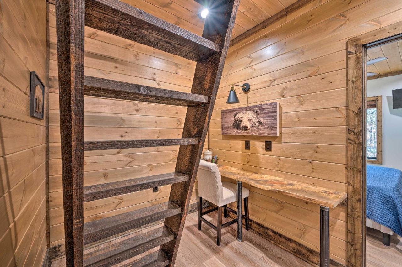 Broken Bow Lazy Dog Lodge With Hot Tub, Pool Table Exteriör bild